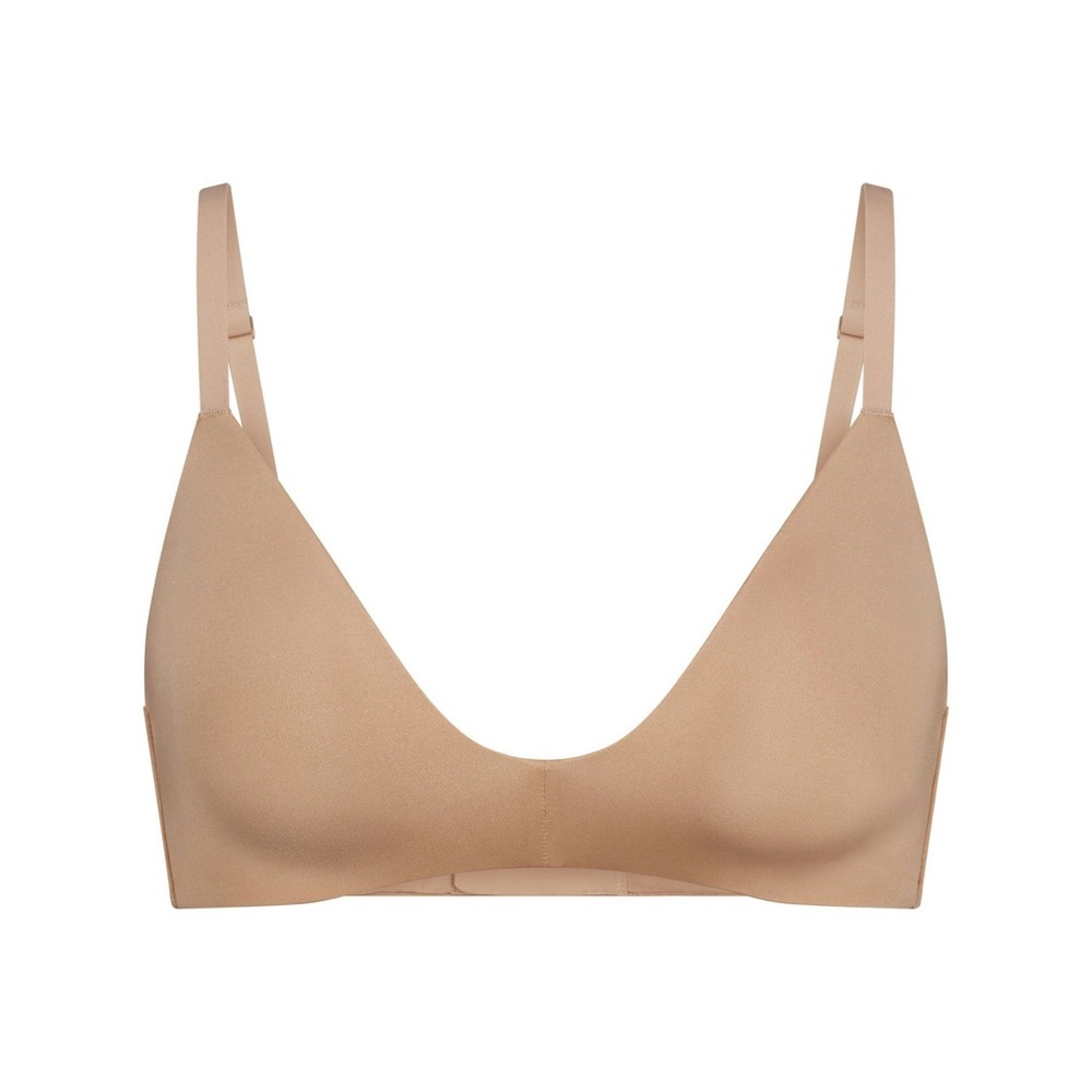 SKIMS Wireless Form T Shirt Demi Bra Clay